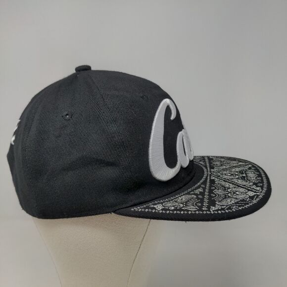 Readings Men's Snapback Flat Bill Hat Black Embroidered California Logo - Picture 4 of 7